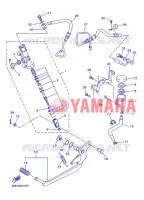 MAITRE CYLINDRE DE FREIN ARRIERE pour Yamaha XJ6NA de 2013