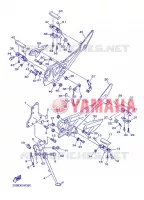 SUPPORT / REPOSE PIEDS pour Yamaha XJ6NA de 2013