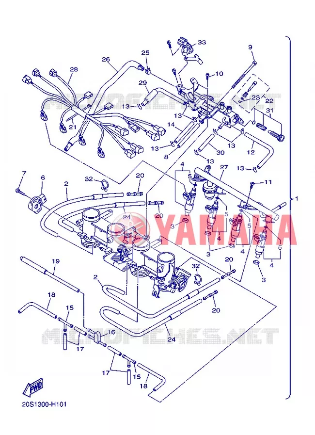 ADMISSION 2 Yamaha MOTO 600 2013 XJ6  XJ6S