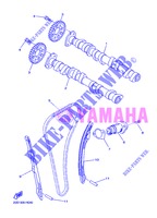 ARBRE A CAMES / CHAINE DE DISTRIBUTION pour Yamaha DIVERSION 600 de 2013