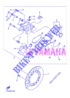 ETRIER DE FREIN ARRIERE pour Yamaha DIVERSION 600 de 2013