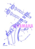 ARBRE A CAMES / CHAINE DE DISTRIBUTION pour Yamaha DIVERSION 600 de 2013