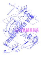 ROUE ARRIERE pour Yamaha DIVERSION 600 ABS de 2013