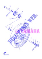 ROUE AVANT pour Yamaha DIVERSION 600 ABS de 2013