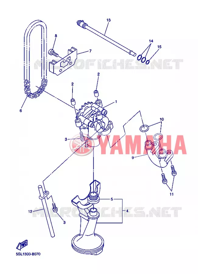 POMPE A HUILE Yamaha MOTO 600 2013 XJ6  XJ6SA