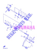 AXE DE SELECTEUR / PEDALE pour Yamaha DIVERSION 600 ABS de 2013