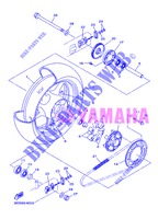 ROUE ARRIERE pour Yamaha DIVERSION 600 ABS de 2013