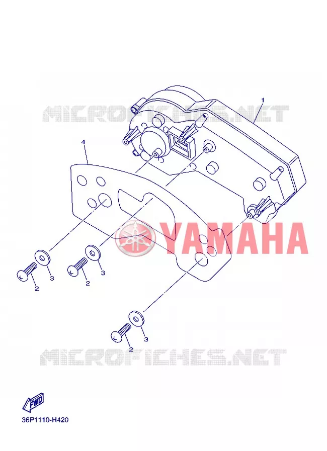 COMPTEUR  Yamaha MOTO 600 2013 XJ6  XJ6SA