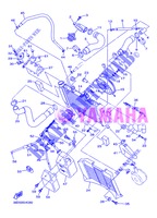 RADIATEUR / DURITES pour Yamaha DIVERSION 600 ABS de 2013