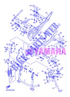 SUPPORT / REPOSE PIEDS pour Yamaha DIVERSION 600 ABS de 2013