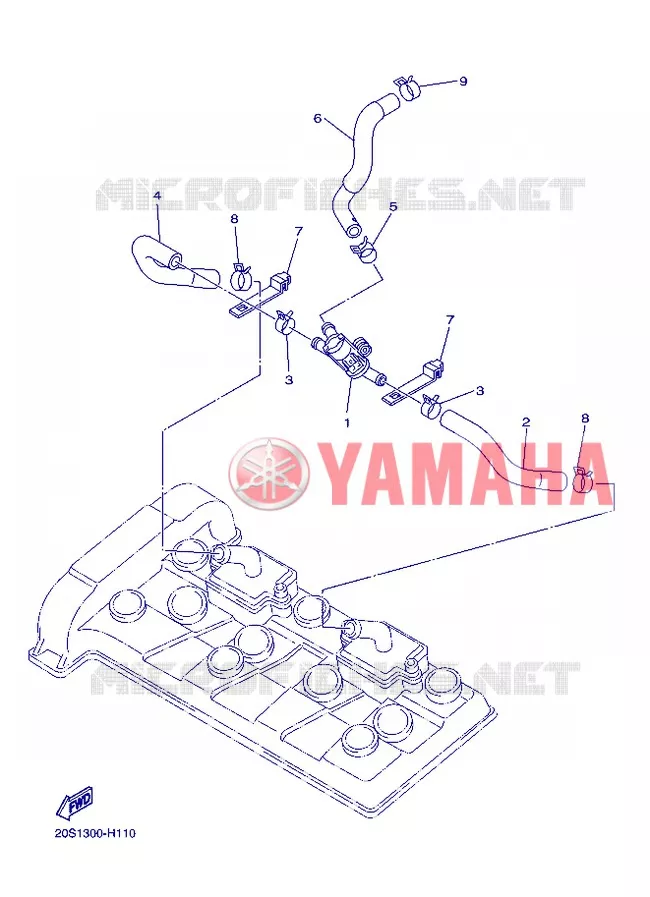 SYSTÈME D'ADMISSION D'AIR AIS Yamaha MOTO 600 2013 XJ6  XJ6SA
