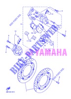 ETRIER DE FREIN AVANT pour Yamaha DIVERSION 600 ABS de 2013