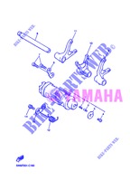 BARILLET DE SELECTION / FOURCHETTES pour Yamaha XJR1300 de 2013