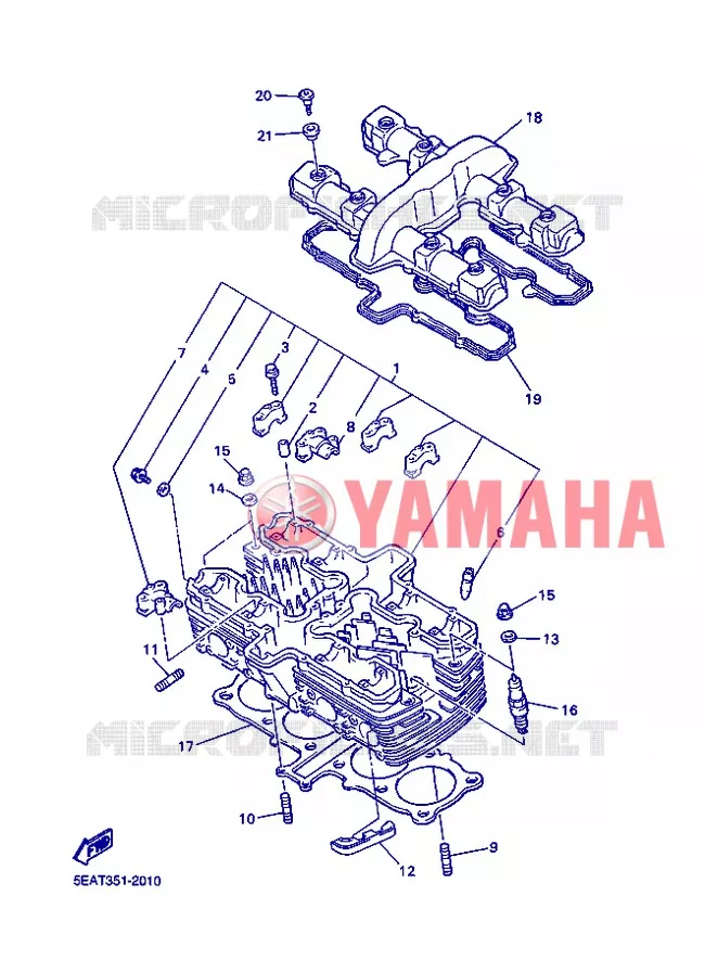 CULASSE Yamaha MOTO 1300 2013 XJR  XJR1300