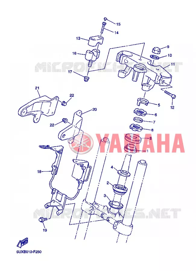 DIRECTION Yamaha MOTO 1300 2013 XJR  XJR1300
