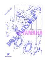 ETRIER DE FREIN AVANT pour Yamaha XP500 de 2013
