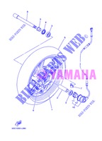 ROUE AVANT pour Yamaha XP500 de 2013