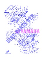SUPPORT / REPOSE PIEDS 2 pour Yamaha XP500 de 2013