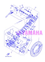 ETRIER DE FREIN ARRIERE pour Yamaha XP500 de 2013