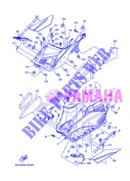 SUPPORT / REPOSE PIEDS 2 pour Yamaha XP500A de 2013