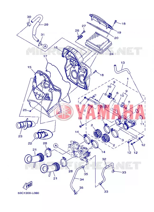 ADMISSION Yamaha SCOOTER 530 2013 TMAX ABS  XP500A