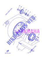 ROUE ARRIERE pour Yamaha XP500A de 2013