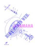 ROUE AVANT pour Yamaha XP500A de 2013