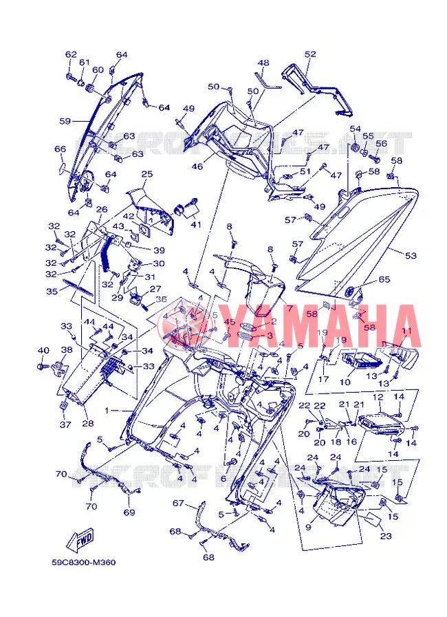 PROTEGE JAMBES Yamaha SCOOTER 530 2013 TMAX ABS  XP500A