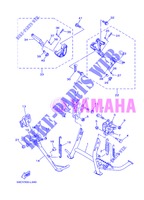 SUPPORT / REPOSE PIEDS pour Yamaha XP500A de 2013