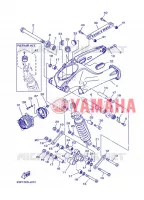 BRAS OSCILLANT / AMORTISSEUR pour Yamaha XT1200Z de 2013