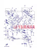 SUPPORT / REPOSE PIEDS pour Yamaha XT1200Z de 2013