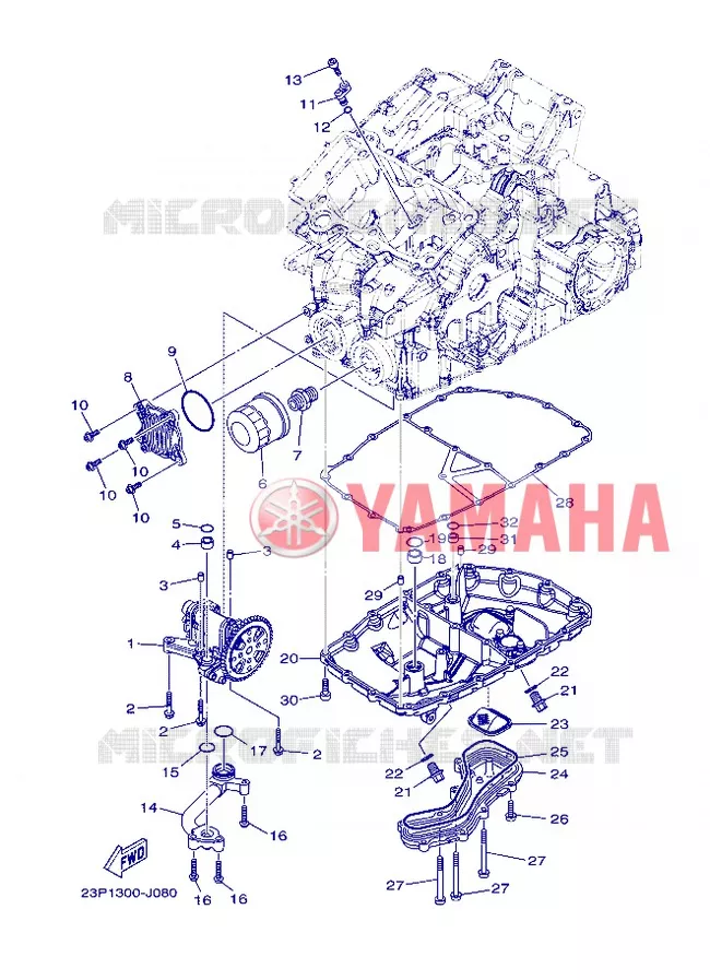 POMPE A HUILE Yamaha MOTO 1200 2013 XTZ SUPER TENERE  XT1200Z