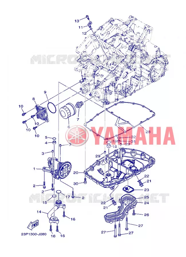 POMPE A HUILE Yamaha MOTO 1200 2013 XTZ SUPER TENERE  XT1200Z