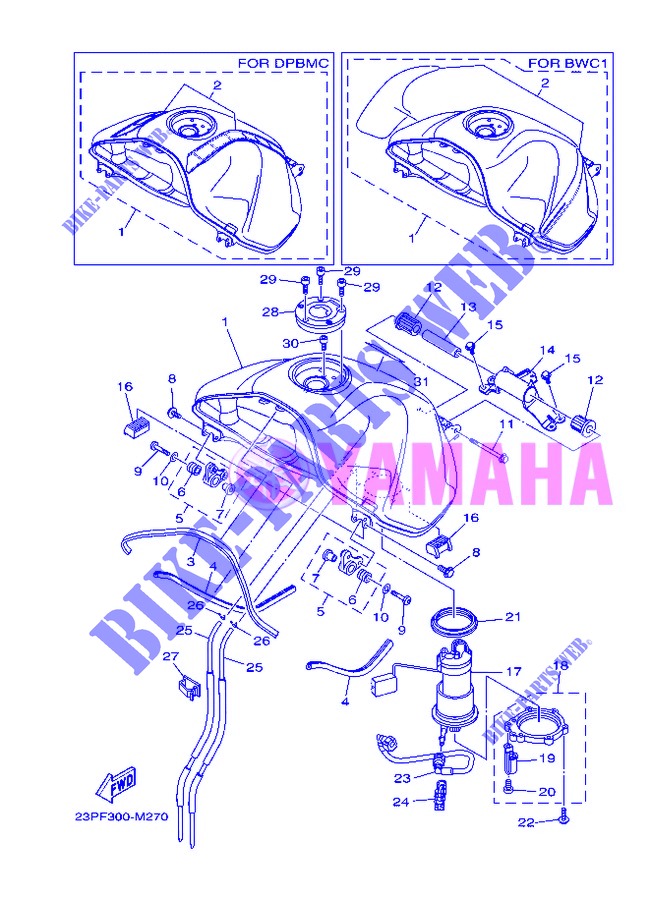 CARBURATEUR pour Yamaha XT1200Z de 2013