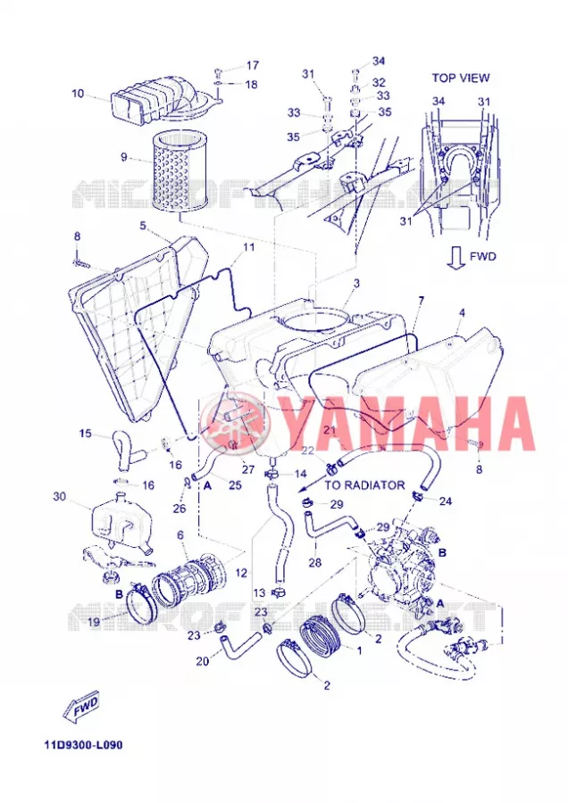 ADMISSION Yamaha MOTO 660 2013 XTZ TENERE  XT660Z