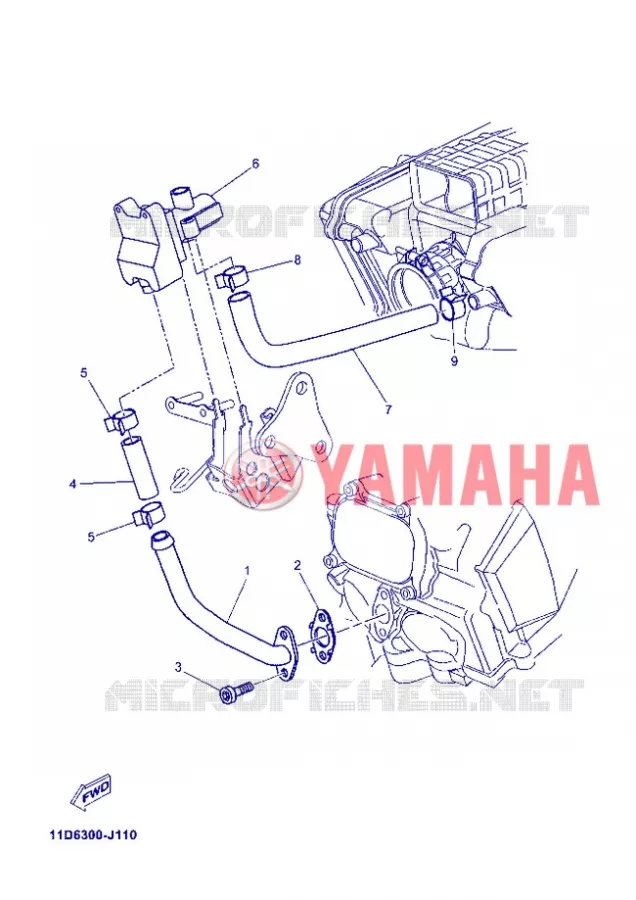 SYSTÈME D'ADMISSION D'AIR AIS Yamaha MOTO 660 2013 XTZ TENERE  XT660Z