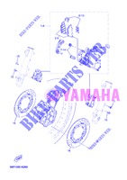 ETRIER DE FREIN AVANT pour Yamaha XT660ZA de 2013