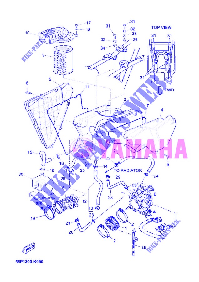 ADMISSION pour Yamaha XT660ZA de 2013
