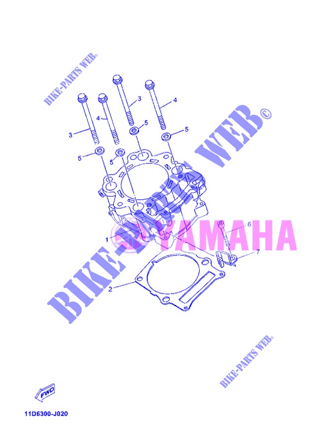 CYLINDRE pour Yamaha XT660ZA de 2013