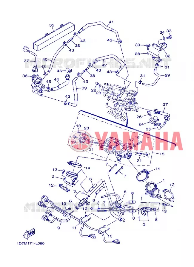 ADMISSION Yamaha MOTO 1900 2013 MIDNIGHT STAR  XV1900A