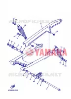 BRAS OSCILLANT / AMORTISSEUR pour Yamaha YBR125E de 2013