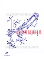 CADRE pour Yamaha YBR125E de 2013