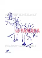 COMMODO / LEVIER 2 pour Yamaha YBR125E de 2013