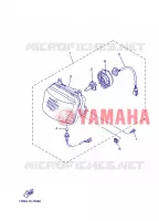 PHARE  pour Yamaha YBR125E de 2013