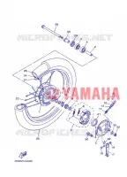 ROUE AVANT 2 pour Yamaha YBR125E de 2013