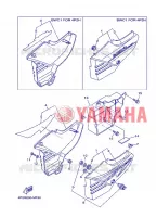 COUVERCLE LATERAL pour Yamaha YBR125E de 2013