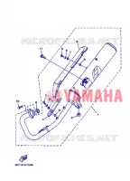 ECHAPPEMENT pour Yamaha YBR125E de 2013