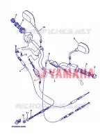 GUIDON ET CABLES 2 pour Yamaha YBR125E de 2013