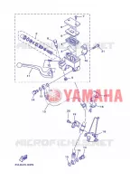 MAITRE CYLINDRE DE FREIN AVANT pour Yamaha YBR125E de 2013