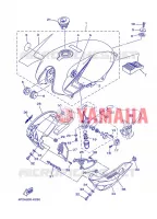 RESERVOIR A ESSENCE pour Yamaha YBR125E de 2013